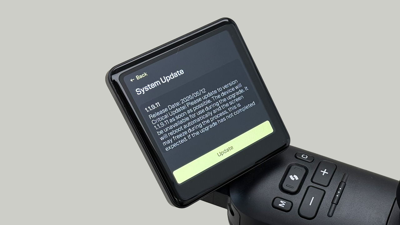 Step 3 update screen